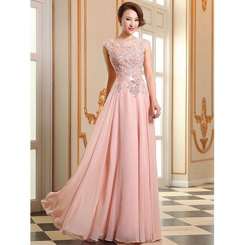 Robe soirée femme discount ronde